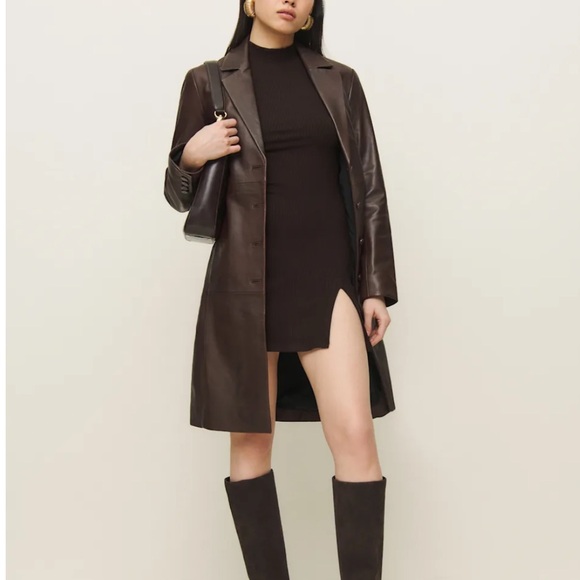 Reformation Dresses & Skirts - Reformation Skylar Mock Neck Rib Minidress